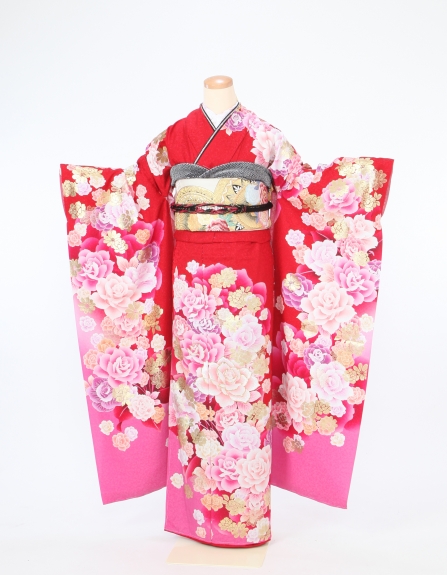 薔薇のお振袖です