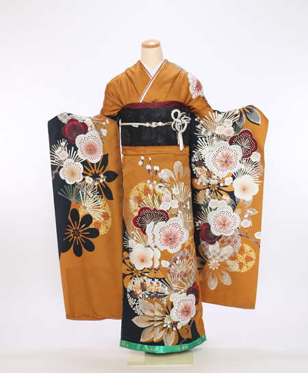 絶妙なお色の振袖です