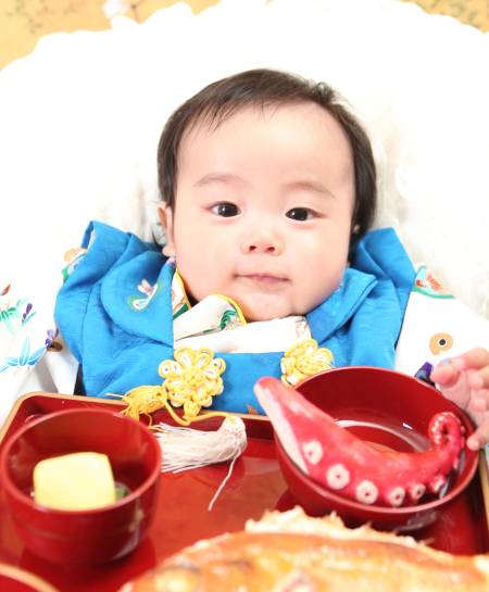 お食い初め撮影
